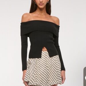 Abercrombie high rise flowy godet mini skirt (skort)